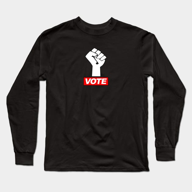 Vote Long Sleeve T-Shirt by SeattleDesignCompany